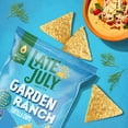 thumbnail image 3 of LATE JULY Snacks Garden Ranch Tortilla Chips, 6 oz Bag, 3 of 11