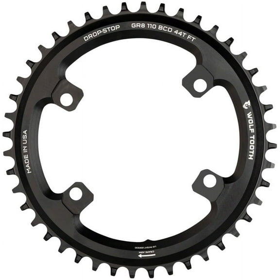 Wolf Tooth Shimano Chainring 36t 110 BCD 4-Bolt 9/10/11/12-Speed Aluminum Black