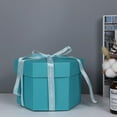 thumbnail image 7 of RECUTMS Blue Explosion Box DIY Photo Album with 6 Faces for Wedding Memory Books, 7 of 7