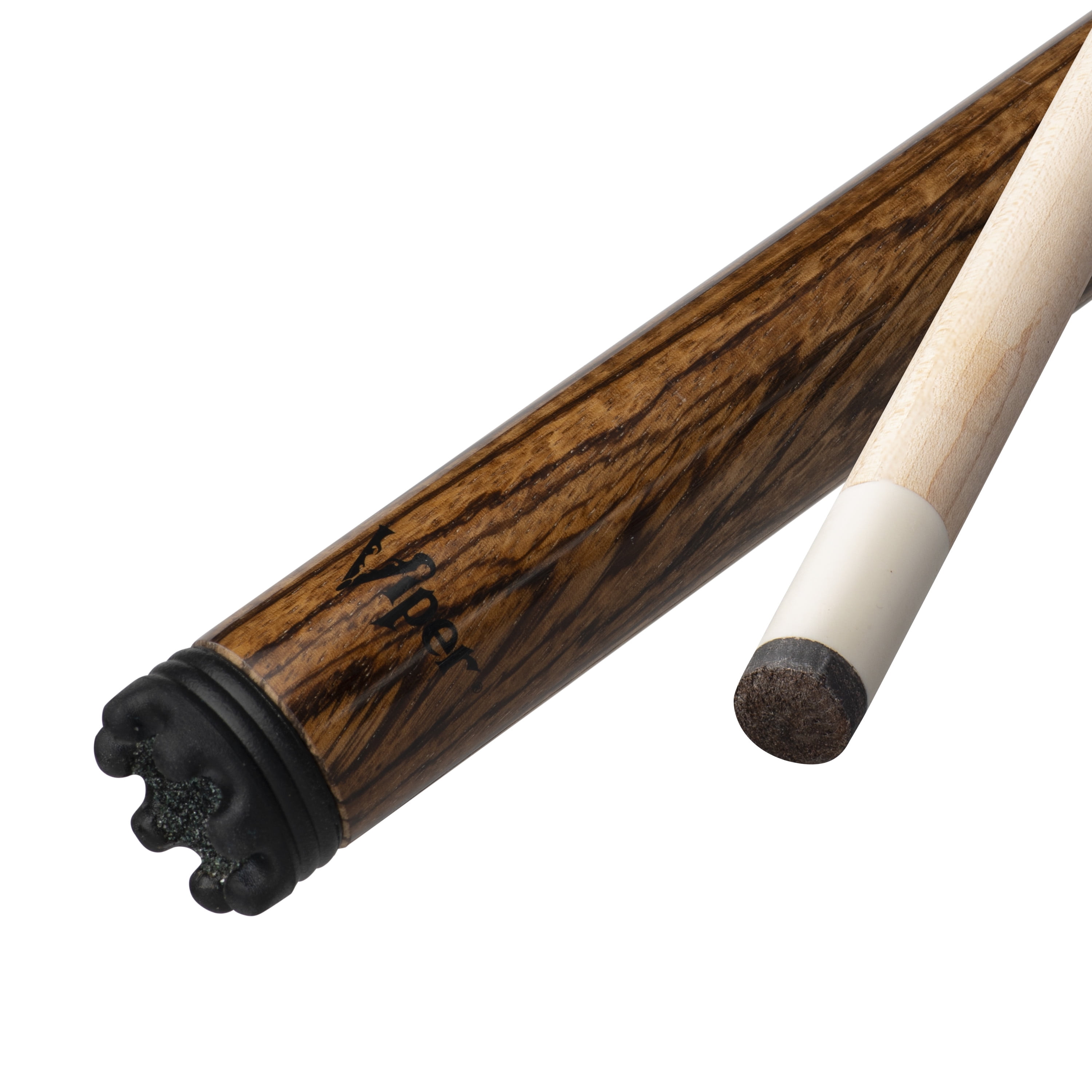 Viper Sneaky Pete 58" Billiard/Pool Cue, 2 Piece, Zebrawood Butt, 18 Ounce