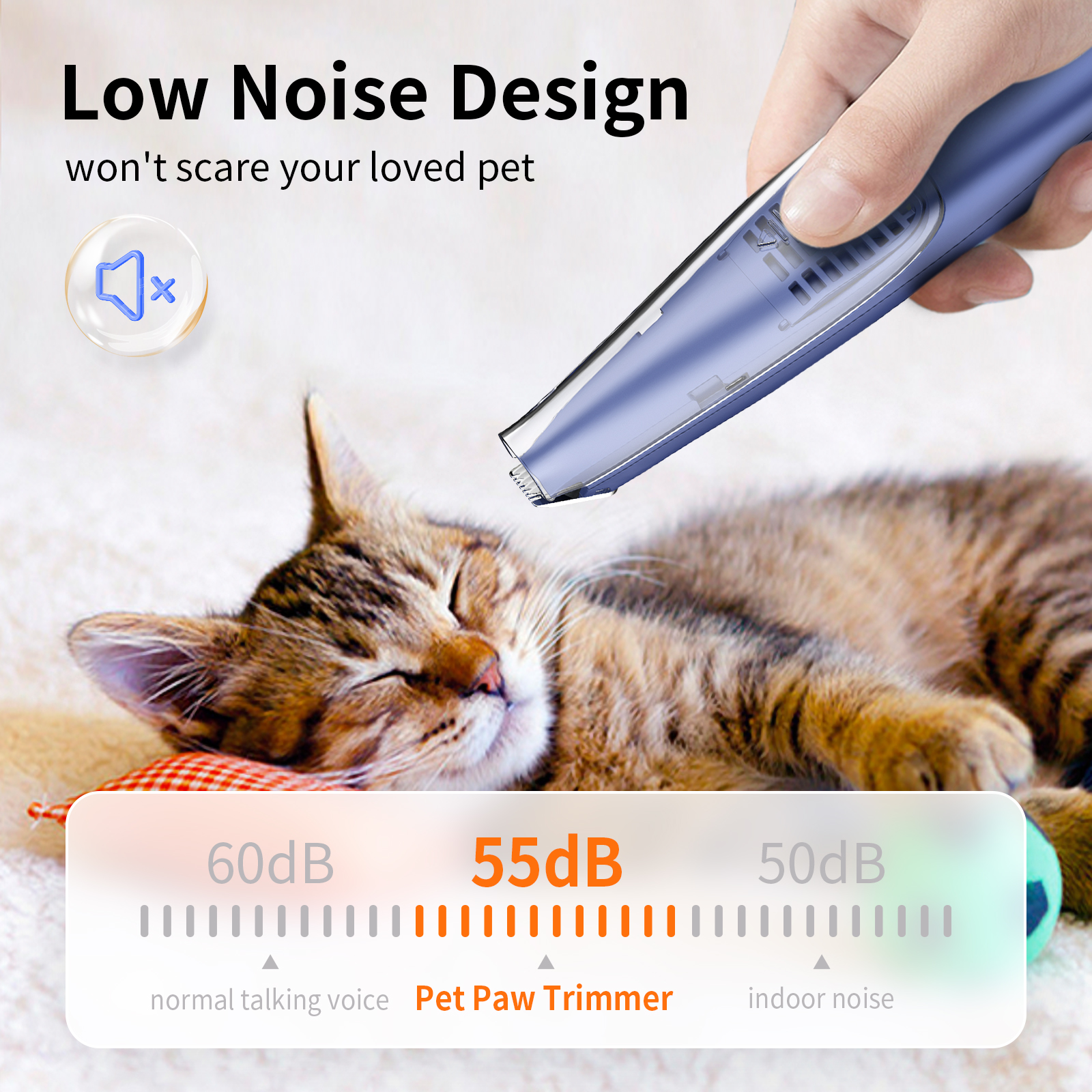LEMULEGU Vacuum Pet Hair Trimmer, Blue photo 7