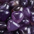 thumbnail image 4 of Wonder Care-Healing Crystal Pocket Heart Natural Amethyst Love Puff Heart Carved Shape Palm Worry Stone Reiki Chakra Balancing | Gift for Christmas, New Year, Valentine’s (14-18mm)-Pack of 10, 4 of 5