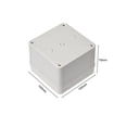 thumbnail image 2 of Unique Bargains 100mm x 100mm x 75mm Gray Waterproof Junction Box DIY Case Enclosure, 2 of 4
