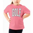 thumbnail image 2 of Polka dot Golf Graphic T-Shirt for Girls and Women - Cute Golf Lover Outfit Mauve Shirt Youth Large, 2 of 8