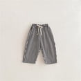 thumbnail image 4 of Tiijoy Baby Minimalist Striped Pants Daily Cotton Loose Elastic Waist Trousers, Sizes 18-24 Months, 4 of 7