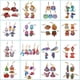 thumbnail image 4 of cinq Pices Requin Bricolage Diamant Peinture Porte-cls Eau Diamant Peinture Broderie Porte-cls Double Face Diamant Pendentif Artisanat Eau Diamant, 4 of 4