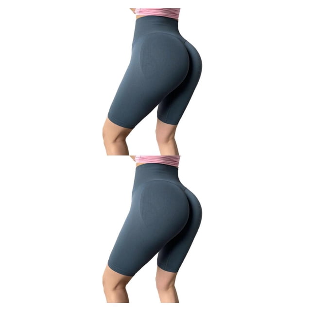 Pantalones cortos de yoga para mujer Sonducket de Cintura alta color Negro S