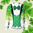 thumbnail image 2 of PMUYBHF Homme Hommes Chandails à Capuchon Chandail Homme Printemps et Automne Grande Fleur Tout Imprimé Manches Longues Col Rond Sans Capuche Floral Tendance Mode Chandail de Base Chandail pour Hommes Chandail à Capuchon 5X, 2 of 7