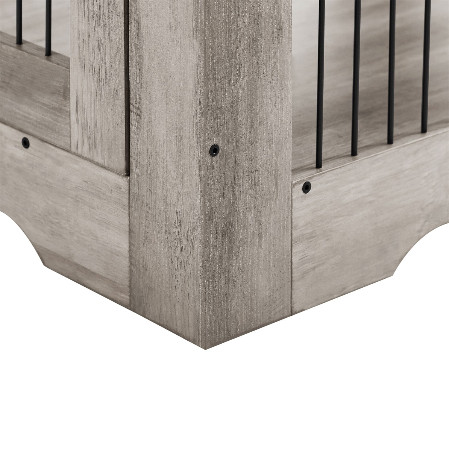 Pefilos 30" Dog Crate End Table Dog Cages with Drawer, Pet Kennels Cages with Double Doors Nightstand, Dog House Indoor Use Medium, Gray Pefilos 30" Dog Crate End Table Dog Cages with Drawer, Pet Kennels Cages with Double Doors Nightstand, Dog House Indoor Use Medium, Gray