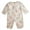 Flamingo, variant on Infant Unisex 3-6 Months 100% Cotton Muslin Romper, Flamingo, One-Piece Jumpers