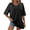 Black, variant on Fancyglim Womens Plus Size Oversized Shirts Long Sleeve V Neck Blouse Casual Loose Tunic Tops Pullover Khaki 4XL
