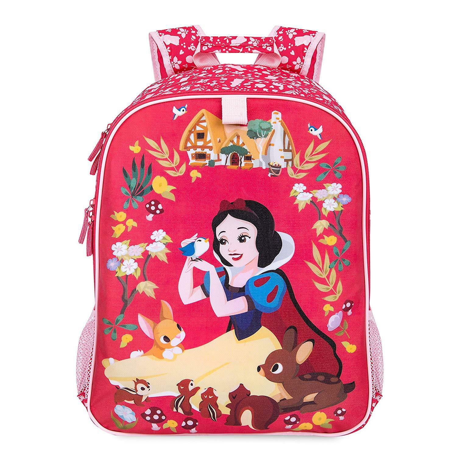 Disney Princess Snow White 12" Shine Pink Color Small Backpack 