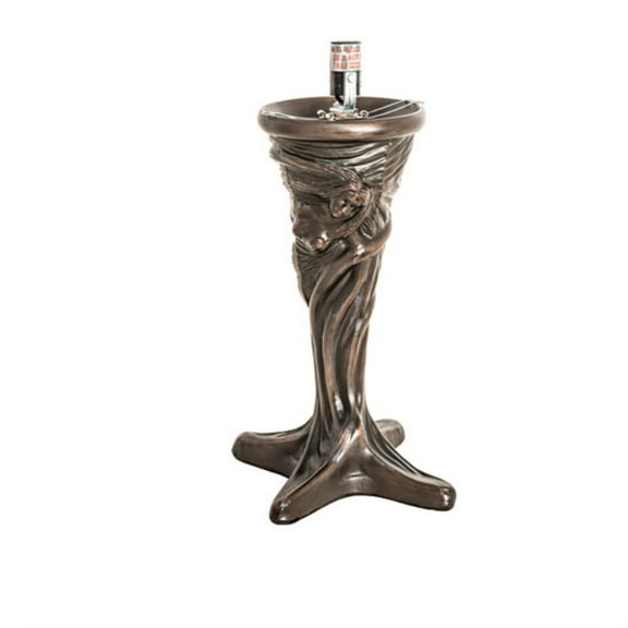 Meyda Tiffany 22636 Dryad 10" Tall Lamp Base - MultiColor