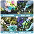thumbnail image 4 of Juego de herramientas de jardín WORKPRO de aluminio resistente, 5 piezas con bolsa, 4 of 7