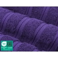 thumbnail image 4 of American Soft Linen Turkish 6 Piece Towel Set, 100% Cotton Premium Soft Bathroom Towels, Purple, 4 of 10