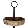 thumbnail image 3 of Kate and Laurel White Birch Wood Rustic 3 Tiered Tray, 3 of 3