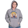 thumbnail image 4 of Strong To The Finish Popeye Sailor Zip Up Hoodie Men's Women's Brisco Brands S, 4 of 6