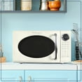 thumbnail image 7 of Nostalgia 0.7 cu ft Retro Microwave Oven, 700W Countertop Microwave Oven with 12 Cook Settings, Ivory, 7 of 7