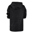 thumbnail image 4 of Women Hooded Jacket Waterproof Drawstring Hiking Rain Jacket Outwear Outdoor Sports Coat Jacket, 4 of 7
