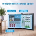 thumbnail image 4 of Refrigerador Midea WHS-65LB1, 45 L, 1.6 pies³, compacto, negro, 4 of 7