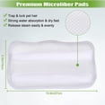 thumbnail image 2 of 4 Pack Steam Mop Pads Replacement For Shark S3101 S3202 S3250 Washable Cleaning Pad Steamer Pad For, 2 of 3