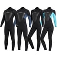 thumbnail image 2 of Combinaison de Plongée Haute Efficacité Anti-Froid Maillots de Bain Confortables Écran Solaire Puissant Réduire la Résistance à l'Eau Combinaison Classique Col Rond Homme Noir P, 2 of 6