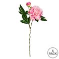 thumbnail image 3 of Vickerman 16" Artificial Light Pink Peony Spray. Includes 6 sprays per pack., 3 of 3