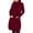 Red, variant on APEXFWDT Women's Cowl Neck Sweatshirt Dress Light Fleece Drawstring Long Sleeve Pullover Fall Winter Solid Long Sweatshirt with Pockets,M,Black