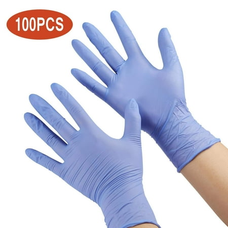 Kids Gloves Disposable, Nitrile Gloves for 4-10 Years - Latex Free, Food Grade, Powder Free - for Crafting, Painting, Gardening, Cooking, Cleaning - 100 PCS Purple XS for 4-10
