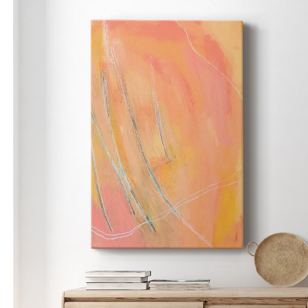 Peach Bliss I Premium Gallery Wrapped Canvas - Ready to Hang