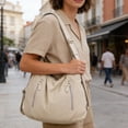 thumbnail image 6 of Solid Crossbody Commuter Shoulder Bag, Tote for Office and Daily Errands, 6 of 7