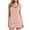 Pink, variant on snilers Women's Pajama Short Set Soft Cami 2 Pieces Pjs Sets Henley Neck Tank Tops and Shorts Sleepwear Set Summer Outfits with Pockets