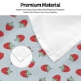 thumbnail image 4 of Vsdgher Hand Drawn Strawberry Print Outdoor Decorative Flag 4x6ft, Suitable for outdoor decoration, can be hung indoors, on outdoor lawns, balconies, parties, 4 of 5