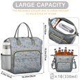 thumbnail image 5 of Blue Christmas Snowflake Pattern Womens Lunch Box for Work,Insulated Large Lunch Bag for Tween and Teen,Loncheras Para Mujer,Leakproof Adult Lunch Bag for Work,Beach,Travel,Picnic,Camping, 5 of 7