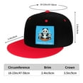 thumbnail image 3 of Customize Picture Children's Baseball Cap, Colorblock Flat-Brim Snapback Adjustable Hip-Hop Hat, Personalized Birthday Gift for Kids., 3 of 10