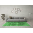 thumbnail image 3 of Ahgly Company Indoor Round Persian Emerald Green Bohemian Area Rugs, 4' Round, 3 of 4