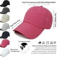 thumbnail image 6 of DOVACKA Womens Ponytail Hat Baseball Cap, Adjustable Criss Cross Baseball Cap High Bun Unisex Quick Drying Trucker Hats, 6 of 7