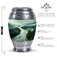 thumbnail image 2 of River Urn For Ashes - Crematory Urns Adult - Urns For Adult Male - 10 Inch - Large - Human Cremation Urns - Burial Urns For Ashes - Funeral Urn Ashes - Decorative Urns For Human Ashes, 2 of 5