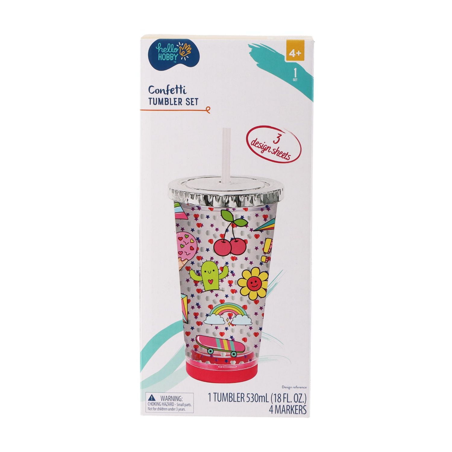 Hello Hobby! DIY CONFETTI TUMBLER