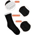 thumbnail image 3 of 2 pares de calcetines cálidos de pantuflas para mujer, calcetines peludos de Navidad, calcetines antideslizantes con forro polar esquí esquí Gafas de esquí, 3 of 5