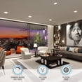thumbnail image 6 of 24 Pack 13.5W 6-Inch Ultra-Thin LED Recessed Light with J-Box, 4000K Cool White, Dimmable Slim Panel Downlight, Satin Nickel, 6 of 7