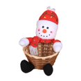 thumbnail image 1 of Feliz Navidad Canasta de almacenamiento de dulces Decoración de mesa para el hogar Canastas organizadoras de muñeco de nieve Bolsa de regalo de año nuevo Guardurnaity JR1136-07, 1 of 7