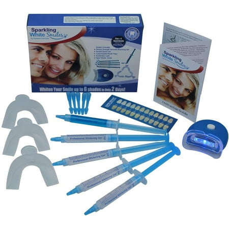 Teeth Whitening Kit - Premium Teeth Whitening System - Fast Results - Professional Grade - Whiter and Brighter Teeth - Easy to Use At Home - All Inclusive Complete Teeth Whitening (Best Home Teeth Whitening System)
