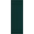 thumbnail image 5 of Ekena Millwork 21 1/2"W x 73"H True Fit PVC Four Board Joined Board-n-Batten Shutters, Thermal Green (Per Pair - Hardware Not Included), 5 of 9