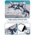 thumbnail image 4 of Marine Life Sun Shade Sail 14' x 18', Brown White Sea Starfish Shells Conch Dark Blue Rectangle Outdoor Sunshade Canopy, Waterproof UV Block Patio Covers for Garden Yard Beach, 4 of 9