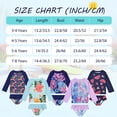 thumbnail image 6 of Zando Baby Girls Swimsuits 2 Piece Long Sleeve Rash Guard Set with Ruffle Cute Bathing Suits for Toddler UPF 50+ Sun Protection Quick Dry 3-8 Years, 6 of 7