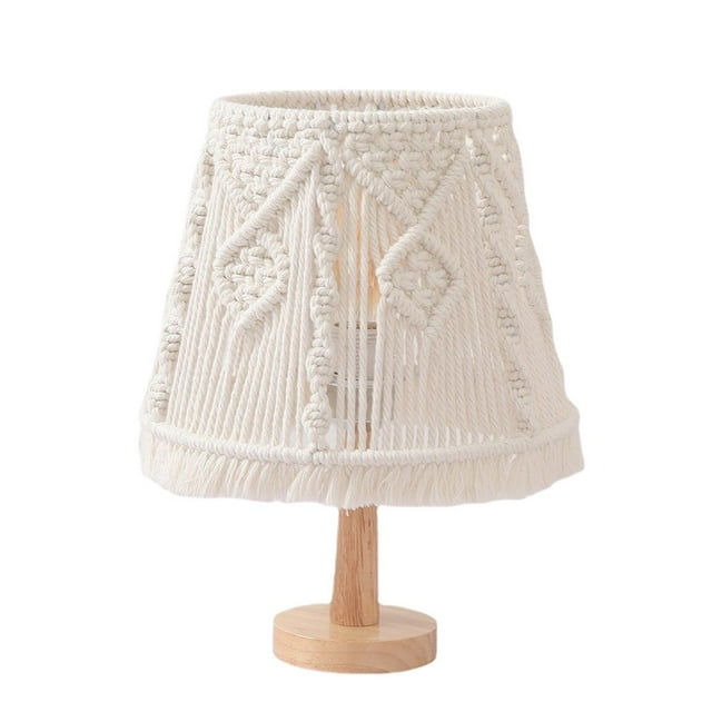 Lámpara de Tejida Luz Boho Tassel Chic Gloria 26x34 CM