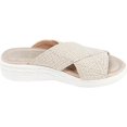 thumbnail image 1 of Women's Casual Daily Slippers Pure Color Beach Drag Khaki Size 39, 1 of 3