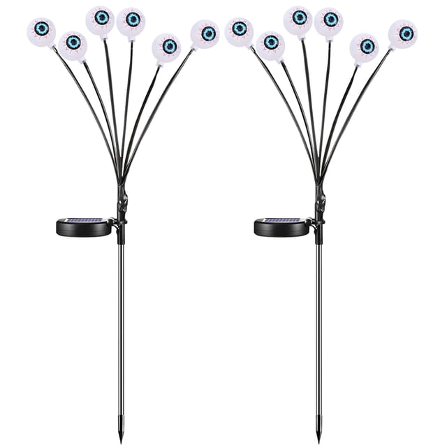 Lámparas Intermitentes Con Globo Ocular Halloween Impermeable IP65 2 Uds. Verde