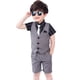 thumbnail image 3 of Vestido para niños Traje para niños Traje de chaleco británico Vestido de boda de verano Niña de las flores Anfitriona de una pieza, 3 of 6